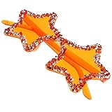 GLEAVI Randlose Sternen Sonnenbrille Damen Modische Partybrille mit...
