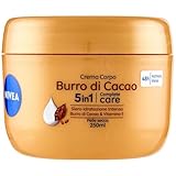 NIVEA Körpercreme Kakaobutter 250 ml, Feuchtigkeitscreme 48 Stunden,...