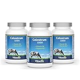 VITACTIV Colostrum 1000 mg, Colostrum Kapseln hochdosiert plus Vitamin B6 &...
