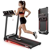 JOROTO Laufband für Zuhause Klappbar, 2,5 PS Motor, 8% Manuelle Steigung,...