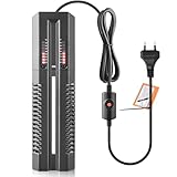 FEDOUR 600W Doppelrohr Aquarienheizer, Stabile Aquarium Heizstab mit...
