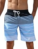 iCKER Herren Shorts Badehose Badeshorts Strand Shorts Beach Shorts Board...