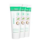 Emmi-dent Ultraschall Zahncreme 'Fresh' – Pfefferminz-Geschmack – Ideal...