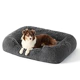 BEDSURE Hundebett flauschig Grosse Hunde - 91x68x18cm Hundebett waschbar...