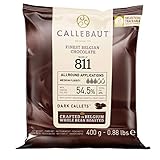 CALLEBAUT Receipe No. 811 - Kuvertüre Callets, Zartbitterschokolade, 54,5%...