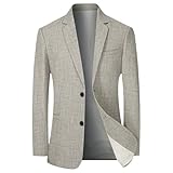 PANVER Longsleeve Anzug Herren Slim Fit Mode Einfarbig Mehrere Taschen...