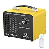 JOBYNA Ozongenerator Auto mit Fernbedienung 10,000mg/h, Tragbar O3...