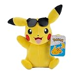 Pokemon Pikachu with Sunglasses Accy, Plüschtier 20 cm