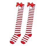 Generisch Weihnachten Overknees Strümpfe, Kniestrümpfe Weihnachten Miss...