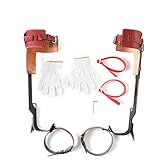 Lfhelper Baumklettern Ausrüstung，Rindsleder Design Klettern Bäume...