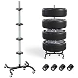 Felgenbaum XL fahrbar für Autoreifen bis 295mm – Reifenständer...