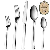 Bestdin Besteck Set 6 Personen, 30 teilig Edelstahl Besteckset, Essbesteck...