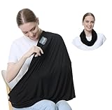 NeoTech Care Stilltuch/-schal - Stillzubehör - weicher Stoff (Schwarz)