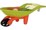 Simba 107137758 - Schubkarre mit Gartenwerkzeug, 9 Teile, Länge 49cm,...