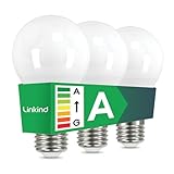 Linkind Ultra-effiziente E27 LED Lampe 1521LM, 7,2W=100W, 4000K...