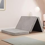 EGO Home Klappmatratze 80x195 cm, Gästematratze Klappbar Höhe 10 cm,...
