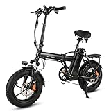 Skivogr 16' Klapprad E Bike Herren Damen Elektrofahrräder, 48V/18Ah Fat...