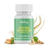 Vitabay Roter Ginseng Kapseln - 120 Panax Ginseng Extrakt Kapseln 600 mg...