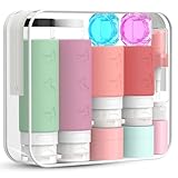 PLUSYES 26 Stück Reiseflaschen Zum Befüllen Silikon Reise Flüssigkeiten...