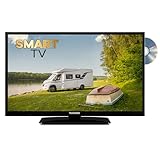 TELEFUNKEN T24X840 mobile Smart TV mit DVD-Laufwerk 24 Zoll DVB/S/S2/T2/C...