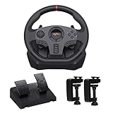 PXN V900 Gaming Lenkrad mit Pedalen, 270/900° Lenkrad mit Vibrationen...