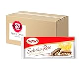 Wawi Schoko Reis Riegel Edelvollmilch 30x40g mit Geschenk von Pere's Candy