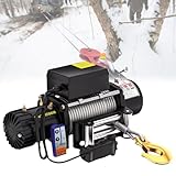 DPLWJPP Elektrische Seilwinde 6000lbs Hubhöhe mit Seilzug...