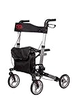 Antar 14949 Premium Aluminium-Rollator Set, Leichtgewicht-Reiserollator mit...