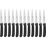GRÄWE Gemüsemesser, 12er Set, kleines Küchenmesser-Set, Obstmesser,...