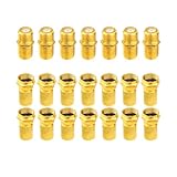 F Stecker Koaxialkabel Verbinder, Sat Kabel Verbinder, Adapter...