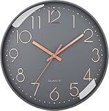 Lottogo Wanduhr, leise, Nicht tickend, Moderne Wanduhren,...