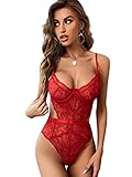 EVELIFE Body Damen Sexy Dessous Bodysuit BH mit Bügel Overall Reizwäsche...