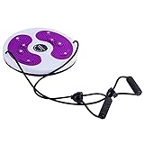 Waist Twister mit Griffen, Waist Twisting Disc mit Loop Resistance Bands,...