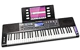 RockJam 61 Key Keyboard Piano with Pitch Bend, Power Supply, Sheet Music...