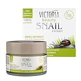 Victoria Beauty Schneckenschleim Creme mit Hyaluron, Schneckencreme gegen...