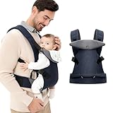 IULONEE Babytrage für Neugeborene Ergonomische Baby Carrier mit...