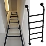 GHHVFEC Kellerleiter mit 410 Sprossen, 1,05 m, 2,7 m,...
