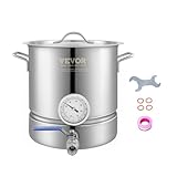 VEVOR Bierbraukessel Bierbrauanlage 18,92 L Bierbrauset Maischekessel 280 x...