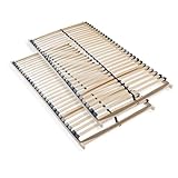 Sleepneo Lattenrost 160x200, Ergonomischer 7-Zonen-Lattenrost aus...