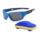 Sport-Sonnenbrille für Kinder, polarisiert, bruchsicher, für Jungen und...