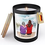 22Feels Personalisierte Kerze Muttertag Geschenk Mutter Tochter - Sojawachs...