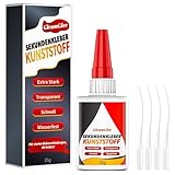Kunststoffkleber 35g, Extra stark Spezialkleber Kunststoff, wasserfest,...