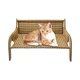 Mimoqk Katzenbett | Hängematte für Sommer für Katzen – erhöhtes Sofa,...