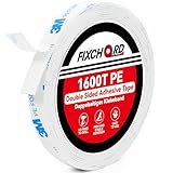 FIXCHORD 3M 1600T PE Doppelseitiges Klebeband Extra Stark, Doppelklebeband,...