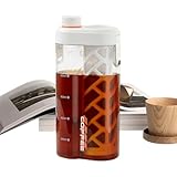 Cold Brew Kaffeekrug | Kaltgebrühter Krug, luftdichte Flasche mit Skala,...