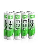 EBL AAA Akku 1100mAh 8 Stück - wiederaufladbare Batterien AAA, Typ NI-MH...