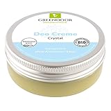 GREENDOOR Deo Creme crystal vegan, null Schweißgeruch – ohne Weißeln,...