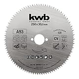 kwb Kreissägeblatt 250 x 30 mm, Made in Germany, feiner präziser Schnitt,...