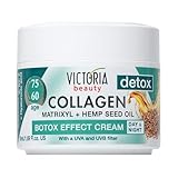 Victoria Beauty Collagen Creme mit Hyaluronsäure, Anti Aging Hyaluron...