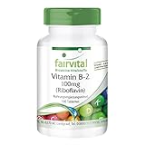 Fairvital | Vitamin B2 Riboflavin 100mg - HOCHDOSIERT - VEGAN - 100...